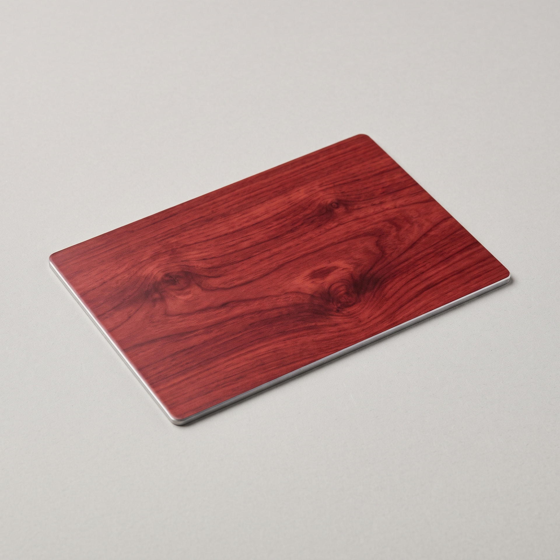 Mahogany finish sample