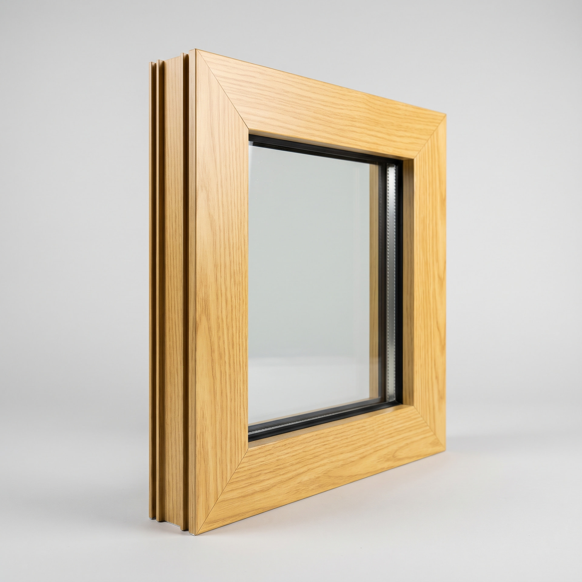 Natural Oak finish on a finished installation