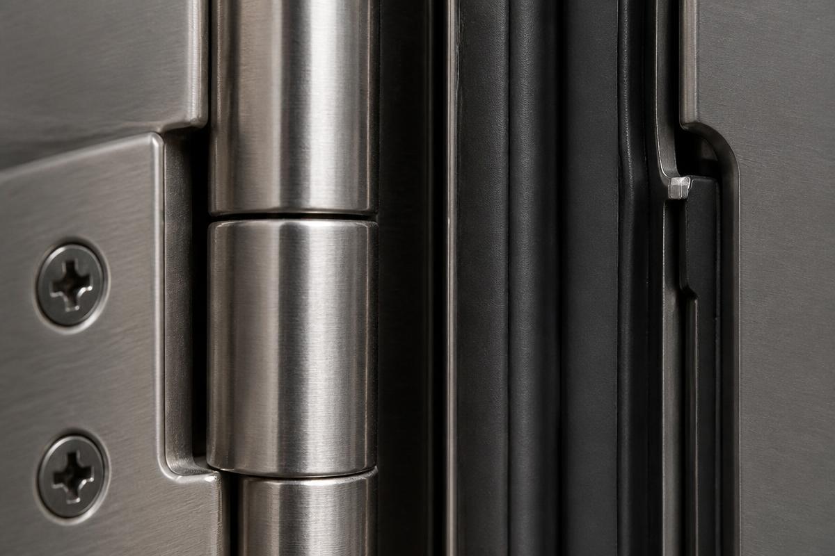 Hardware and closer detail